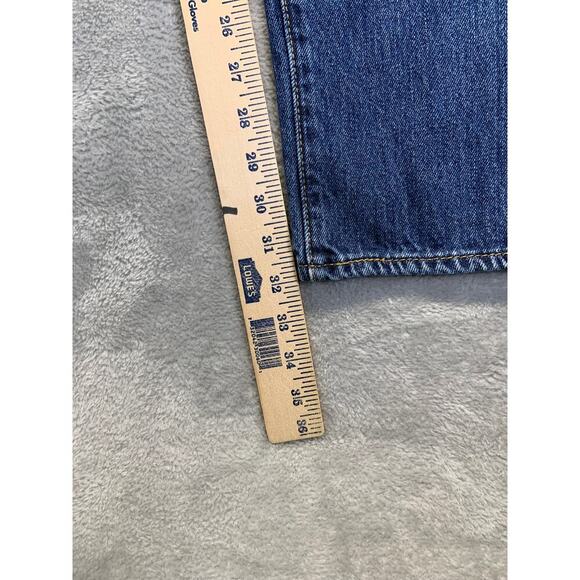 Levi's Jeans Men's 36x34 Medium Wash 501 Button Fly Straight Leg - Picture 10 of 13